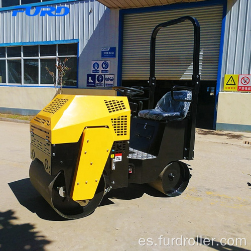 Nuevo 800 kg Mini Tandem Drum Road Roller con buen precio